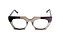 Óculos de Grau G160 5 em tons de cinza e marrom, com as hastes pretas. - Imagem 1