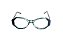 Óculos de Grau G157 4 nas cores acqua e preta, com as hastes pretas. - Imagem 1