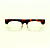 Óculos de Grau Gustavo Eyewear G14 6 em Animal Print e cristal, com as hastes em animal print. Clássico. - Imagem 1