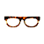 Óculos de Grau Gustavo Eyewear G14 7 em Animal Print, âmbar e caramelo flocado, com as hastes em animal print. Clássico. - Imagem 1