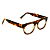 Óculos de Grau Gustavo Eyewear G14 7 em Animal Print, âmbar e caramelo flocado, com as hastes em animal print. Clássico. - Imagem 2