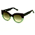 Óculos de Sol G13 7 nas cores marrom e verde, com as hastes marrom e lentes marrom. - Imagem 3