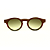 Óculos de Sol Gustavo Eyewear G29 4 nas cores marrom, vermelho e fumê, com as hastes em animal print e lentes marrom degradê. Origem - Imagem 1