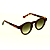 Óculos de Sol Gustavo Eyewear G29 4 nas cores marrom, vermelho e fumê, com as hastes em animal print e lentes marrom degradê. Origem - Imagem 2