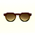 Óculos de Sol G66 2 na cores marrom, doce de leite e verde, com as hastes marrom e lentes marrom degrade. Modelo unisex - Imagem 1