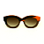 Óculos de Sol Gustavo Eyewear G12 6 nas cores preto, doce de leite e marrom, com as hastes pretas e lentes marrom degrade. Origem - Imagem 1