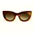 Óculos de Sol Gustavo Eyewear G48 2 em tons de doce de leite, hastes marrom e lentes marrom degrade. Origem. - Imagem 1