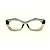 Óculos de Grau Gustavo Eyewear G53 2 nas cores prata, fumê e violeta, com as hastes marrom. - Imagem 1