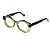 Óculos de Grau Gustavo Eyewear G53 2 nas cores prata, fumê e violeta, com as hastes marrom. - Imagem 3