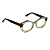 Óculos de Grau Gustavo Eyewear G53 2 nas cores prata, fumê e violeta, com as hastes marrom. - Imagem 2