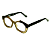 Óculos de Grau Gustavo Eyewear G53 5 em tons de cinza e marrom, com as hastes marrom. - Imagem 3