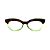 Óculos de Grau G38 8 em Animal Print e verde , hastes animal print. Clássico - Imagem 1