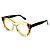 Óculos de Grau Gustavo Eyewear G69 16 nas âmbar, preto, azul e vermelho. Hastes pretas. - Imagem 3