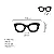 Óculos de Sol Gustavo Eyewear G31 1 em tons de azul, hastes pretas e lentes cinza - Imagem 4