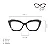Óculos de Grau Gustavo Eyewear G111 4 em Animal Print e preto. Hastes pretas. Clássico - Imagem 4
