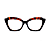 Óculos de Grau Gustavo Eyewear G111 4 em Animal Print e preto. Hastes pretas. Clássico - Imagem 1
