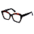 Óculos de Grau Gustavo Eyewear G111 4 em Animal Print e preto. Hastes pretas. Clássico - Imagem 3
