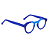 Óculos de Grau Gustavo Eyewear G66 4 na cor azul. Modelo unisex - Imagem 2