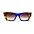 Óculos de Sol Gustavo Eyewear G64 1 em Animal Print e azul, hastes Animal Print e lentes marrom. Clássicos. Modelo Unisex - Imagem 1