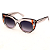 Óculos de Sol Gustavo Eyewear G13 7 em Fumê, prata e dourado, hastes fumê e lentes cinza. Art Deco - Imagem 3