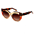 Óculos de Sol Gustavo Eyewear G13 8 em âmbar, laranja, vermelho, preto e marrom, hastes Animal Print e lentes marrom. Art Deco - Imagem 3