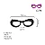 Óculos de sol Gustavo Eyewear G89 1 em âmbar, marrom, laranja, verde e amarelo, hastes pretas e lentes marrom. Art Deco - Imagem 4