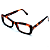 Óculos de Grau Gustavo Eyewear G34 1 em Animal Print e preto. Clássico - Imagem 4