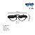 Óculos de Sol Gustavo Eyewear G36 1 nas cores violeta, âmbar e laranja. Hastes violeta e lentes marrom degrade. Tricolors - Imagem 4