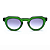Óculos de Sol Gustavo Eyewear G66 1 verde e lentes cinza. Modelo unisex. - Imagem 1