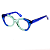 Óculos de Grau Gustavo Eyewear G70 3 em tons de azul. - Imagem 3