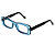 Óculos de Grau Gustavo Eyewear G35 3 acqua com hastes pretas. - Imagem 3