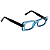 Óculos de Grau Gustavo Eyewear G35 3 acqua com hastes pretas. - Imagem 2