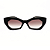 Óculos de Sol Gustavo Eyewear G92 1 preto com lentes marrom degrade. - Imagem 1