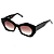 Óculos de Sol Gustavo Eyewear G92 1 preto com lentes marrom degrade. - Imagem 3