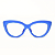 Óculos de Grau Gustavo Eyewear G107 1 azul com hastes Animal Print. - Imagem 1