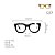 Óculos de Sol Gustavo Eyewear G57 3 vermelho e cinza. Hastes Animal Print. - Imagem 4