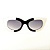 Óculos de Sol Gustavo Eyewear G12 4 em preto e branco. Lentes cinza degrade. - Imagem 1
