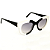 Óculos de Sol Gustavo Eyewear G12 4 em preto e branco. Lentes cinza degrade. - Imagem 2