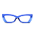 Óculos de Grau Gustavo Eyewear G81 4 Azul com hastes pretas. - Imagem 1