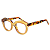 Óculos de Grau Gustavo Eyewear G37 8 Âmbar com hastes Animal Print. - Imagem 3