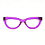 Óculos de Grau Gustavo Eyewear G73 7 violeta. Hates em Animal Print. - Imagem 2