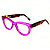 Óculos de Grau Gustavo Eyewear G73 7 violeta. Hates em Animal Print. - Imagem 5