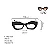 Óculos de Sol Gustavo Eyewear G92 3 Laranja e vermelho. Hastes em Animal Print e lentes cinza. - Imagem 5