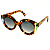 Óculos de Sol Gustavo Eyewear G25 1 Animal Print com listras. Lentes cinza degrade. - Imagem 4