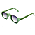 Óculos de Sol Gustavo Eyewear G164 2 Verde e lentes cinza degrade. Novidades - Imagem 3