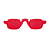 Óculos de Sol Gustavo Eyewear G164 5 Vermelho. Novidades - Imagem 2