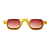 Óculos de Sol Gustavo Eyewear G164 8 Doce de leite e lentes marrom degrade. Novidades - Imagem 2