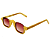 Óculos de Sol Gustavo Eyewear G164 8 Doce de leite e lentes marrom degrade. Novidades - Imagem 4
