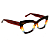 Óculos de Grau Gustavo Eyewear G168 4 Marrom, âmbar, amarelo e acqua. Hastes marrom. Murano - Imagem 2
