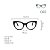 Óculos de Grau Gustavo Eyewear G65 4 Laranja e amarelo. Hastes laranjas. Pedras em destaque. - Imagem 1